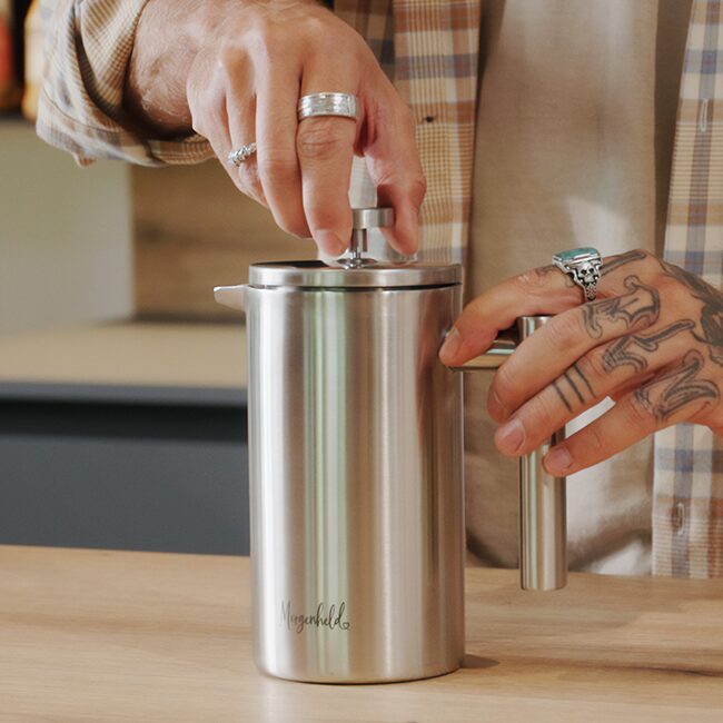 Morgenheld: Zubereitung FrenchPress Espresso